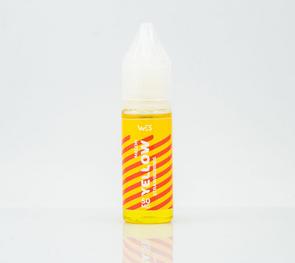 Рідина WES Energy Salt #1 Yellow 15ml 25mg на сольовому нікотині зі смаком дині та полуниці