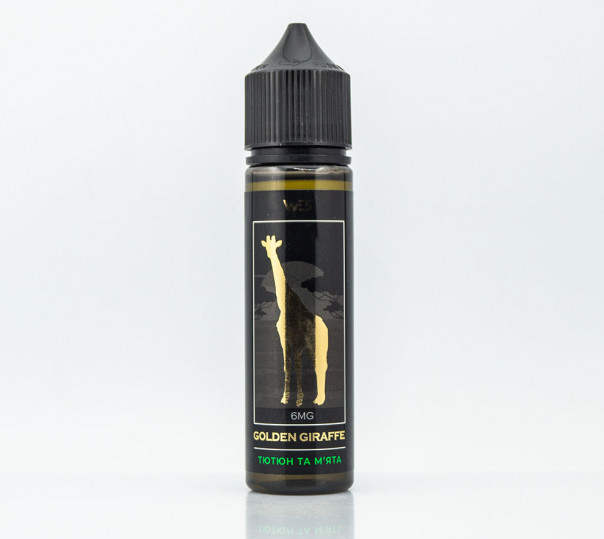 Жидкость WES Golden Giraffe Organic #2 Табак с мятой 60ml 6mg на органическом никотине