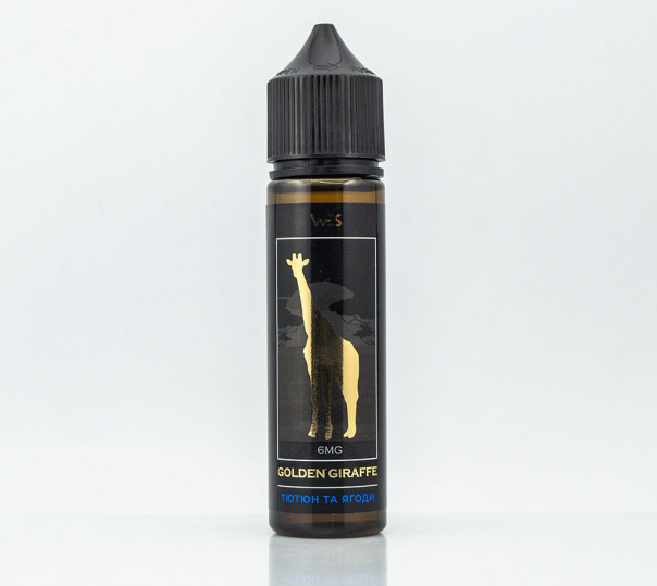 Жидкость WES Golden Giraffe Organic #3 Табак с ягодами 60ml 6mg на органическом никотине