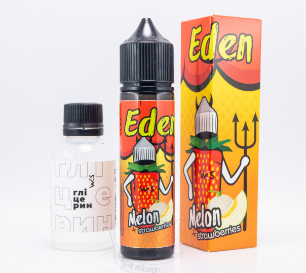 Рідина WES Split Organic #1 Eden 60ml 6mg зі смаком полуниці та дині (набір компонентів)