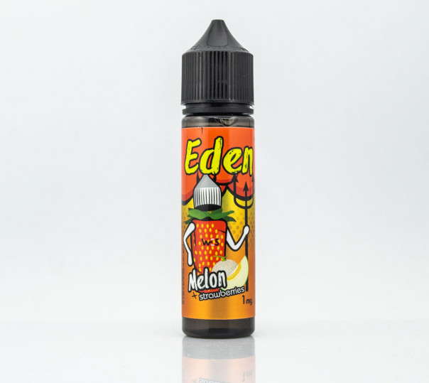 Рідина WES Split Organic #1 Eden 60ml 0mg без нікотину зі смаком полуниці та дині