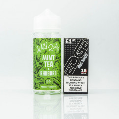 Wild Roots Organic Mint Tea, Rhubarb 100ml 0mg