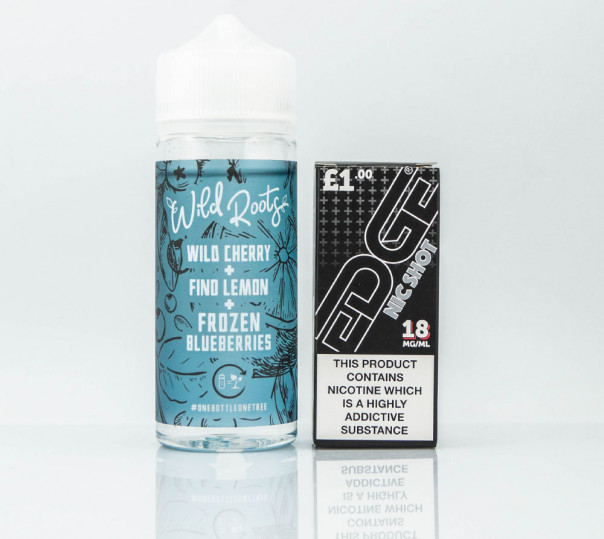 Жидкость Wild Roots Organic Wild Cherry, Fino Lemon, Frozen Blueberries 110ml 1.5mg на органическом никотине