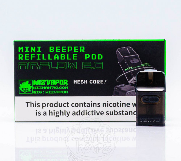 Картридж WizVapor Mini Beeper Pod Cartridge 3.5ml для многоразовой POD системы WizVapor Mini Beeper