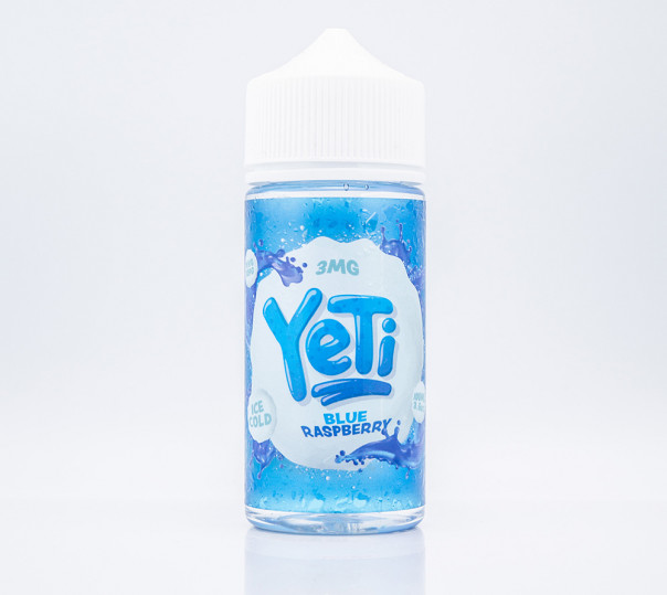 Жидкость Yeti Organic Blue Raspberry 100ml 3mg на органическом никотине со вкусом голубой малины