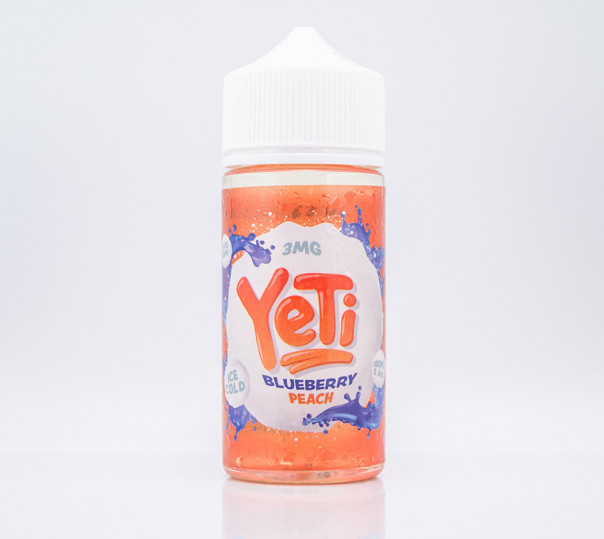 Жидкость Yeti Organic Blueberry Peach 100ml 3mg на органическом никотине со вкусом черники и персика