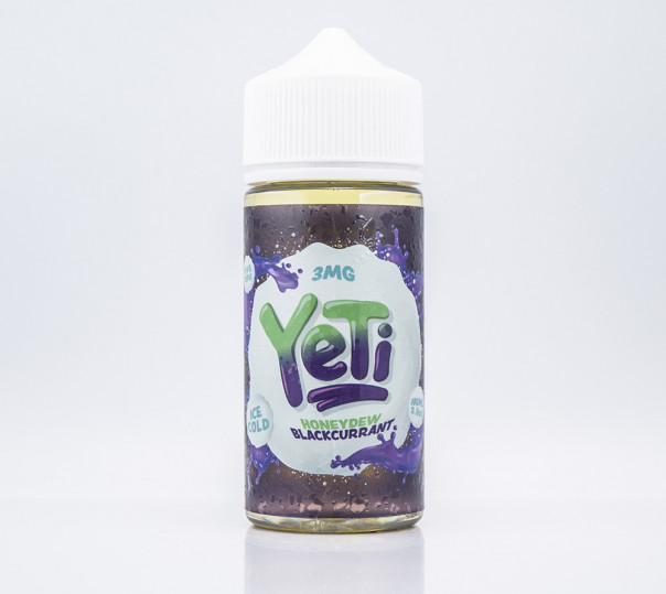 Жидкость Yeti Organic Honeydew Blackcurrant 100ml 3mg на органическом никотине со вкусом смородины с дыней