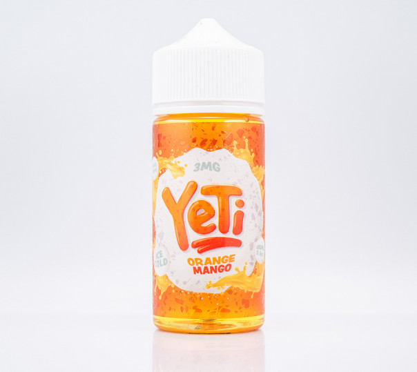 Жидкость Yeti Organic Orange Mango 100ml 3mg на органическом никотине со вкусом апельсина и манго