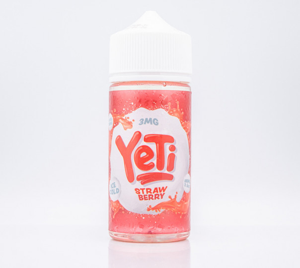 Жидкость Yeti Organic Strawberry 100ml 3mg на органическом никотине со вкусом клубники