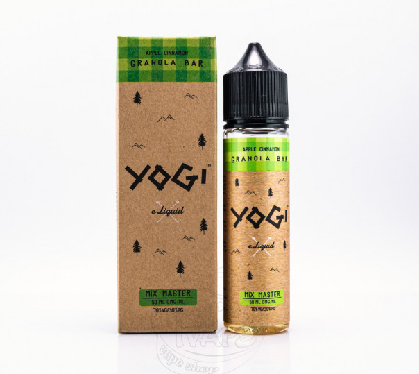 Рідина Yogi Organic Apple Cinnamon Granola Bar 60ml 3mg на органічному нікотині