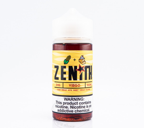 Жидкость Zenith Organic Virgo 100ml 3mg со вкусом кукурузного пудинга