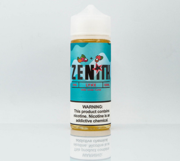 Рідина Zenith Organic Lynx 120ml 3mg на органічному нікотині зі смаком лічі