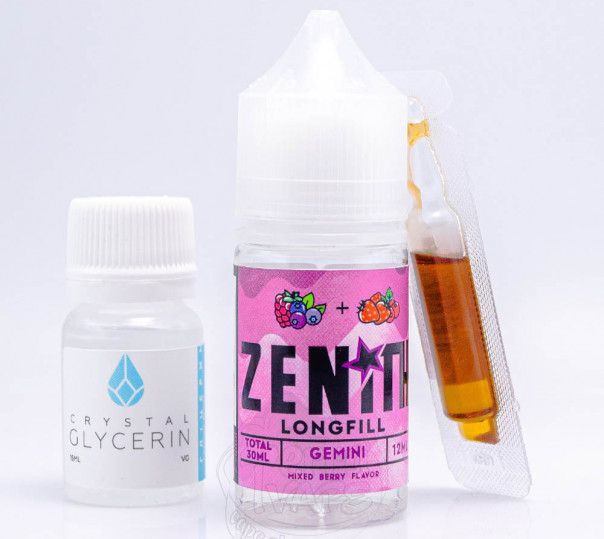 Жидкость Zenith Salt Gemini 30ml 50mg со вкусом ягод (набор компонентов)