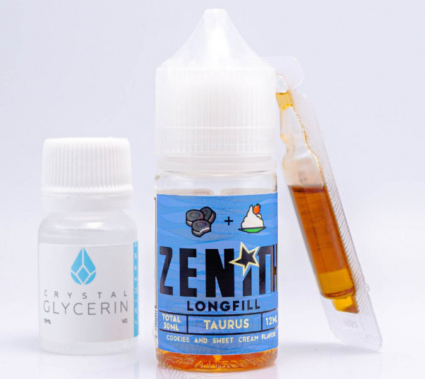 Жидкость Zenith Salt Taurus 30ml 50mg со вкусом шоколадного печенья (набор компонентов)