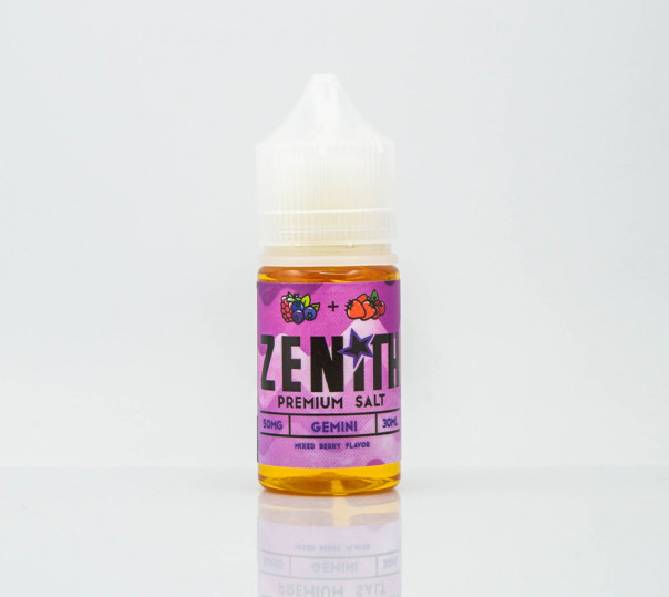 Рідина Zenith Salt Gemini 30ml 25mg на сольовому нікотині зі смаком ягід