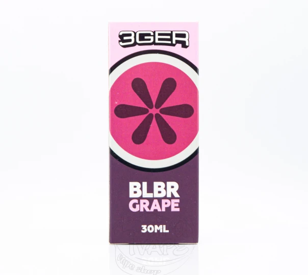 Рідина 3Ger Salt Blackberry Grape 30ml 30mg зі смаком ожини та винограду (набір компонентів)