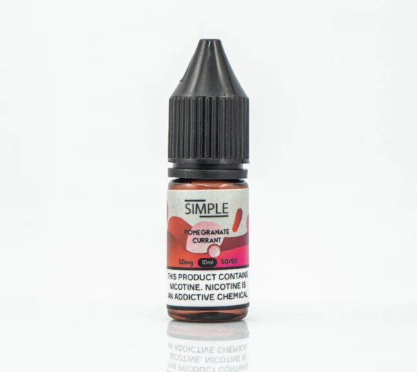 Жидкость Simple Salt Pomegranate Currant 10ml 50mg на солевом никотине со вкусом граната и смородины