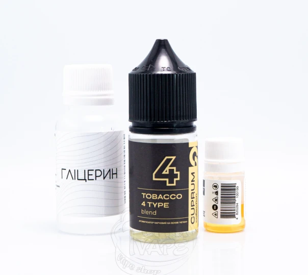 РідинаCuprumCollectionSalt4(Tobacco4TypeBlend)30ml50mgзісмакомтютюну(набіркомпонентів)