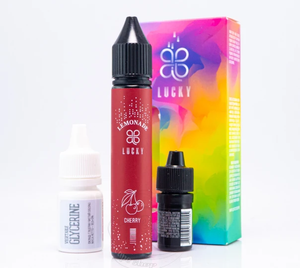 Жидкость Lucky Salt Cherry Lemonade 30ml 50mg со вкусом вишневого лимонада (набор компонентов)