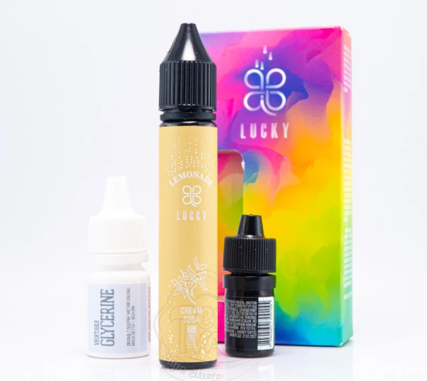 Жидкость Lucky Salt Cream Soda Lemonade 30ml 50mg со вкусом крем-соды (набор компонентов)