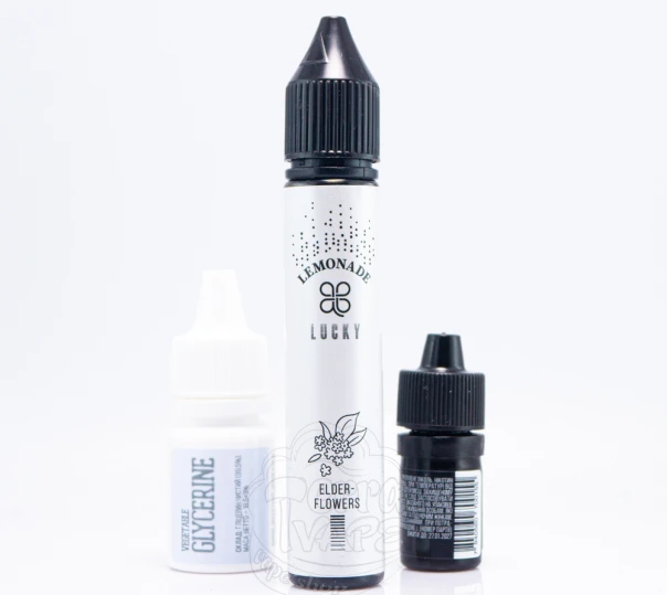 Жидкость Lucky Salt Elder Flowers Lemonade 30ml 65mg со вкусом лимонада из бузины (набор компонентов)
