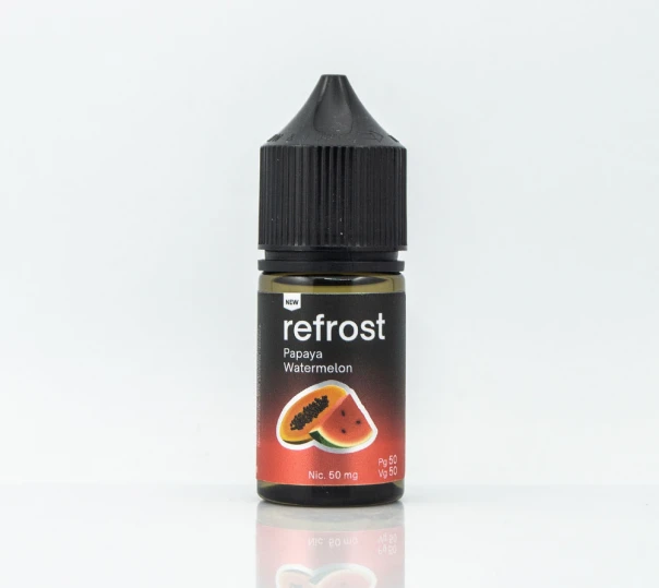 Жидкость Refrost Salt Papaya Watermelon 30ml 30mg на солевом никотине со вкусом арбуза и папайи
