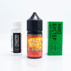 Crazy Juice Salt Fruit Mix 30ml 65mg Жидкость