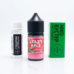 Crazy Juice Salt Pink Lemonade 30ml 65mg Жидкость