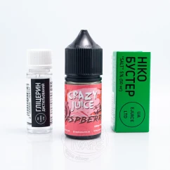 Crazy Juice Salt Raspberry 30ml 65mg Жидкость