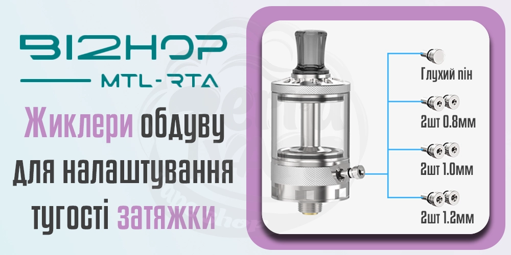 Жиклери Ambition Mods Bi2hop (Bishop 2) MTL RTA