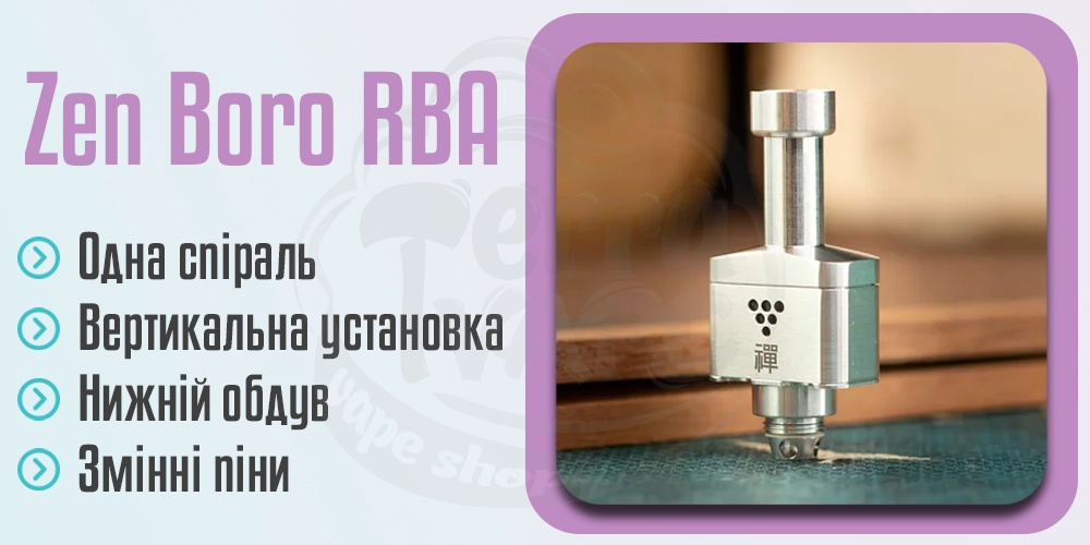 Основні характеристики Cthulhu Zen Boro RBA