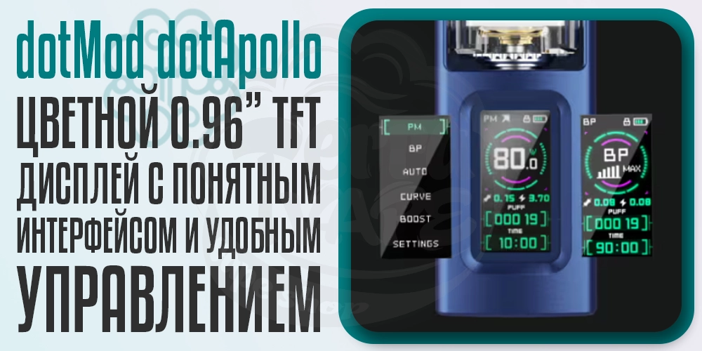 Дисплей на dotMod dotApollo AIO Kit