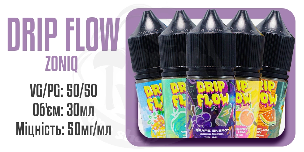 Параметри рідини Drip Flow Salt