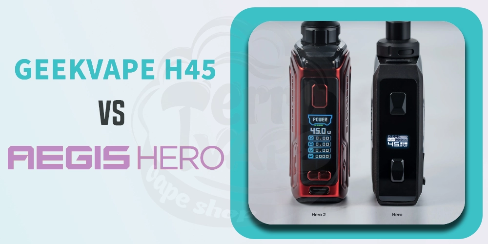 Порівняння Geekvape Aegis Hero 2 (H45) і Aegis Hero