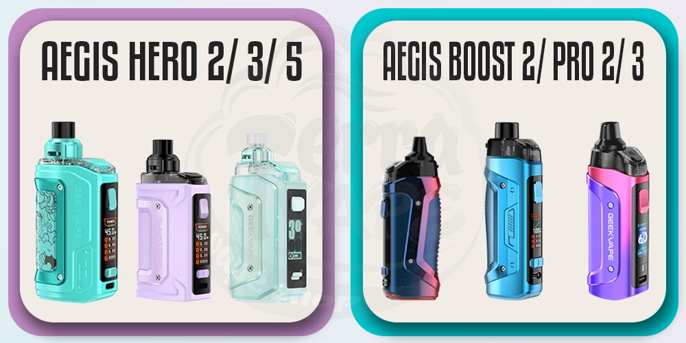 Види под-модів Geekvape