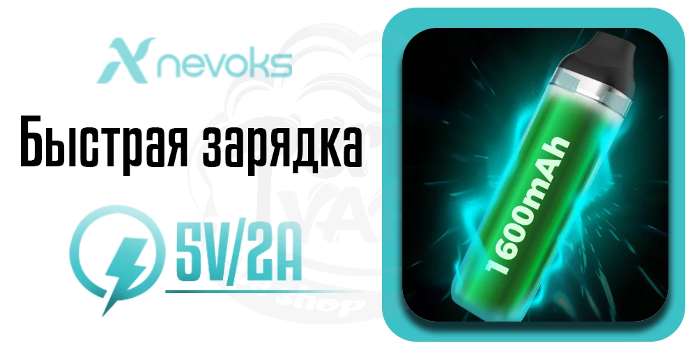 Быстрая зарядка в под-системе Nevoks Feelin X Pod Kit