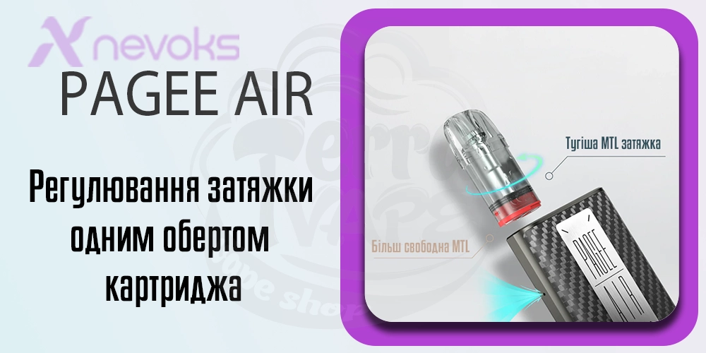 Регулювання тугості затяжки Nevoks Pagee Air Pod Kit