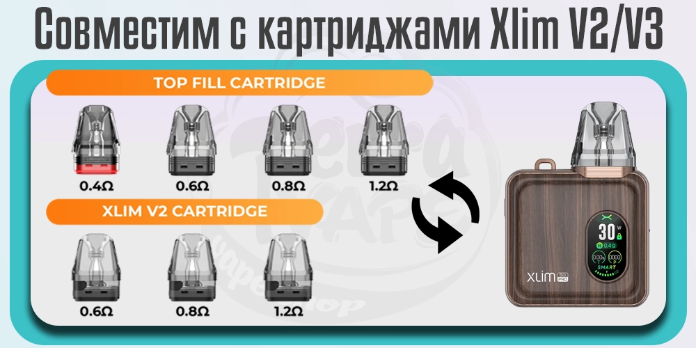 Картриджи для OXVA Xlim SQ Pro Pod System Kit