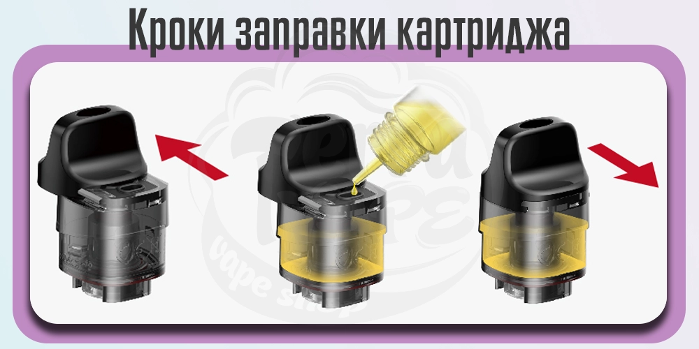 Як заправити картридж SMOK RPM C Empty Pod Cartridge 4ml