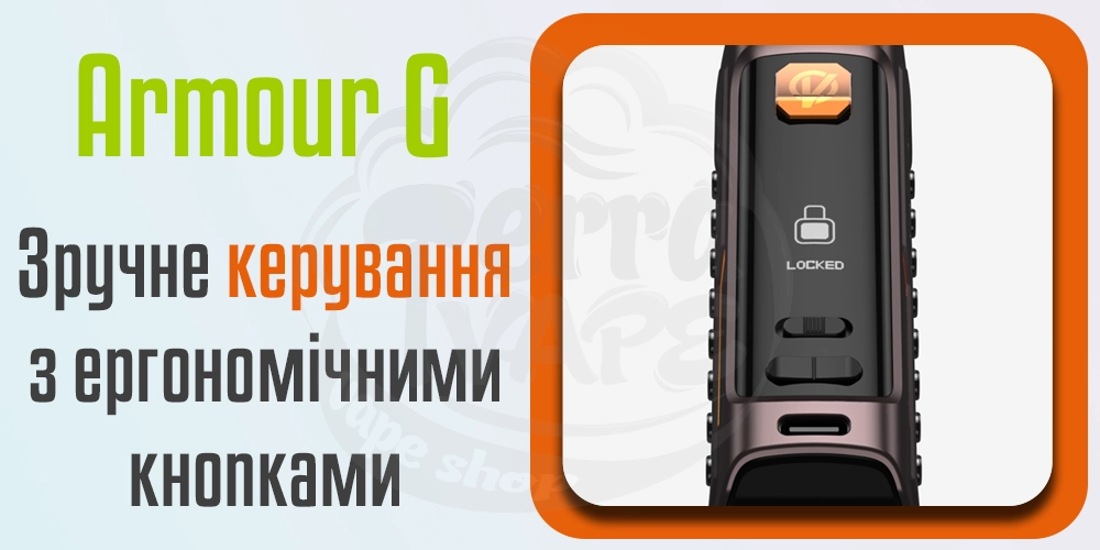 Управління Vaporesso Armour G Pod Mod Kit 80W